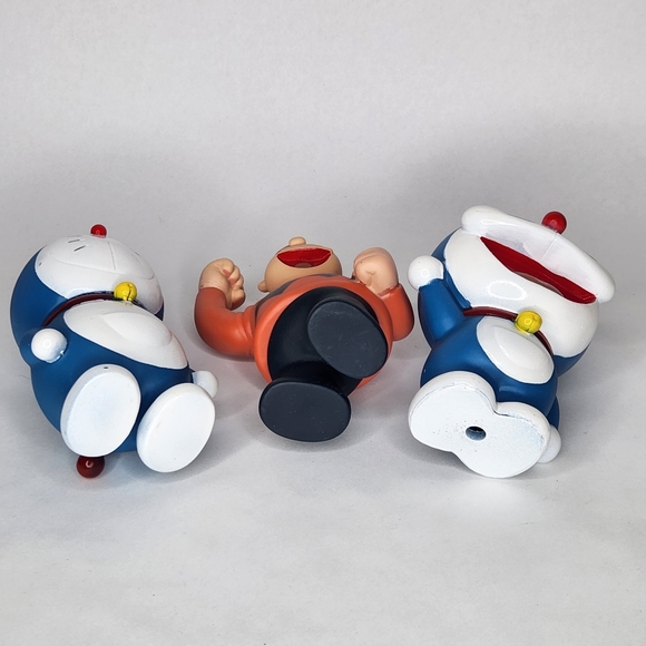 Vintage 90's Doraemon Pvc Figure Lot - Picture 3 of 3